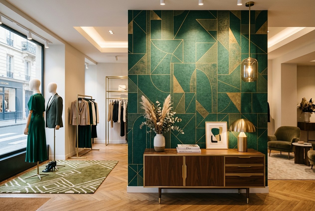 Pothys Coimbatore Wallpaper Installation